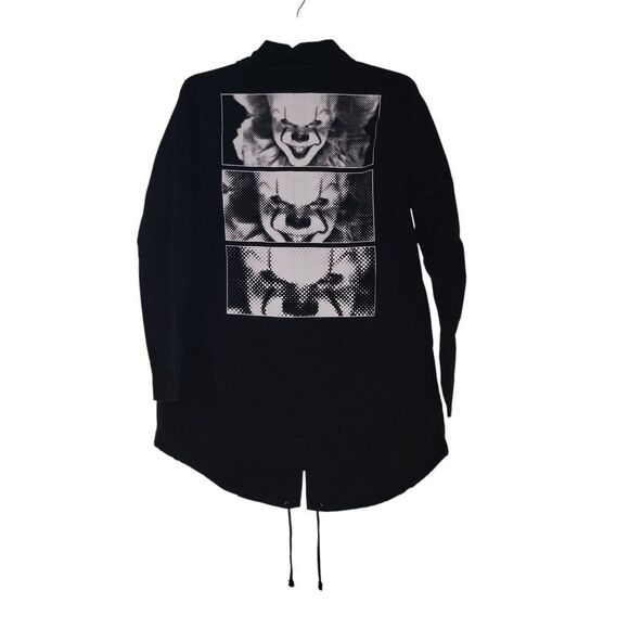 IT  Black Utility Button Up Shirt Size M - Picture 2 of 4